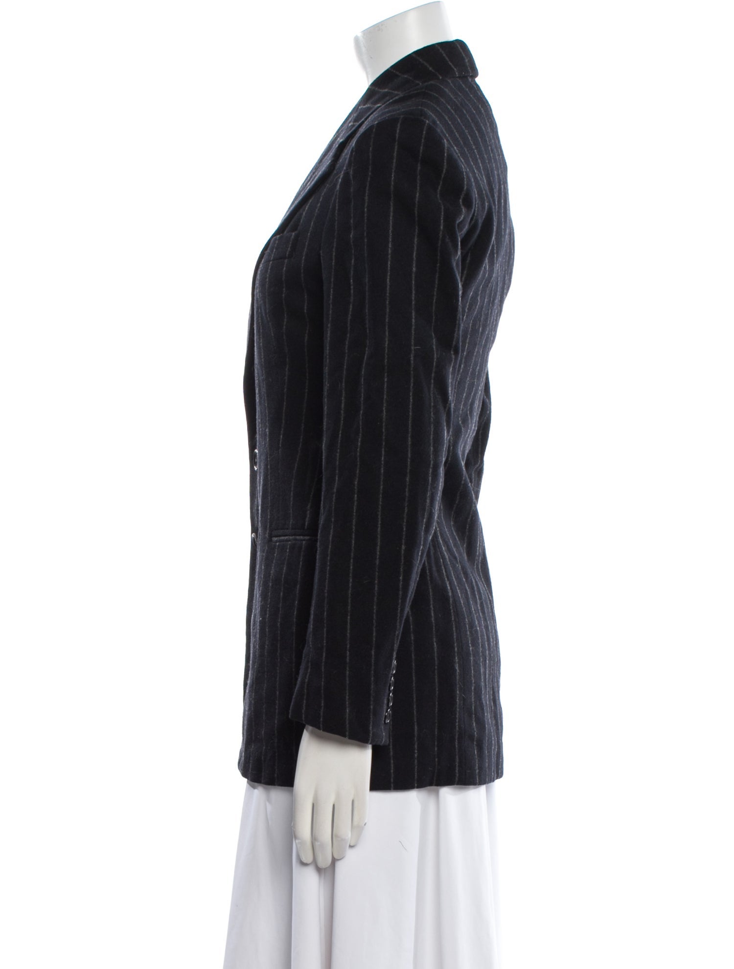Ralph Lauren Purple Label Wool Striped Blazer