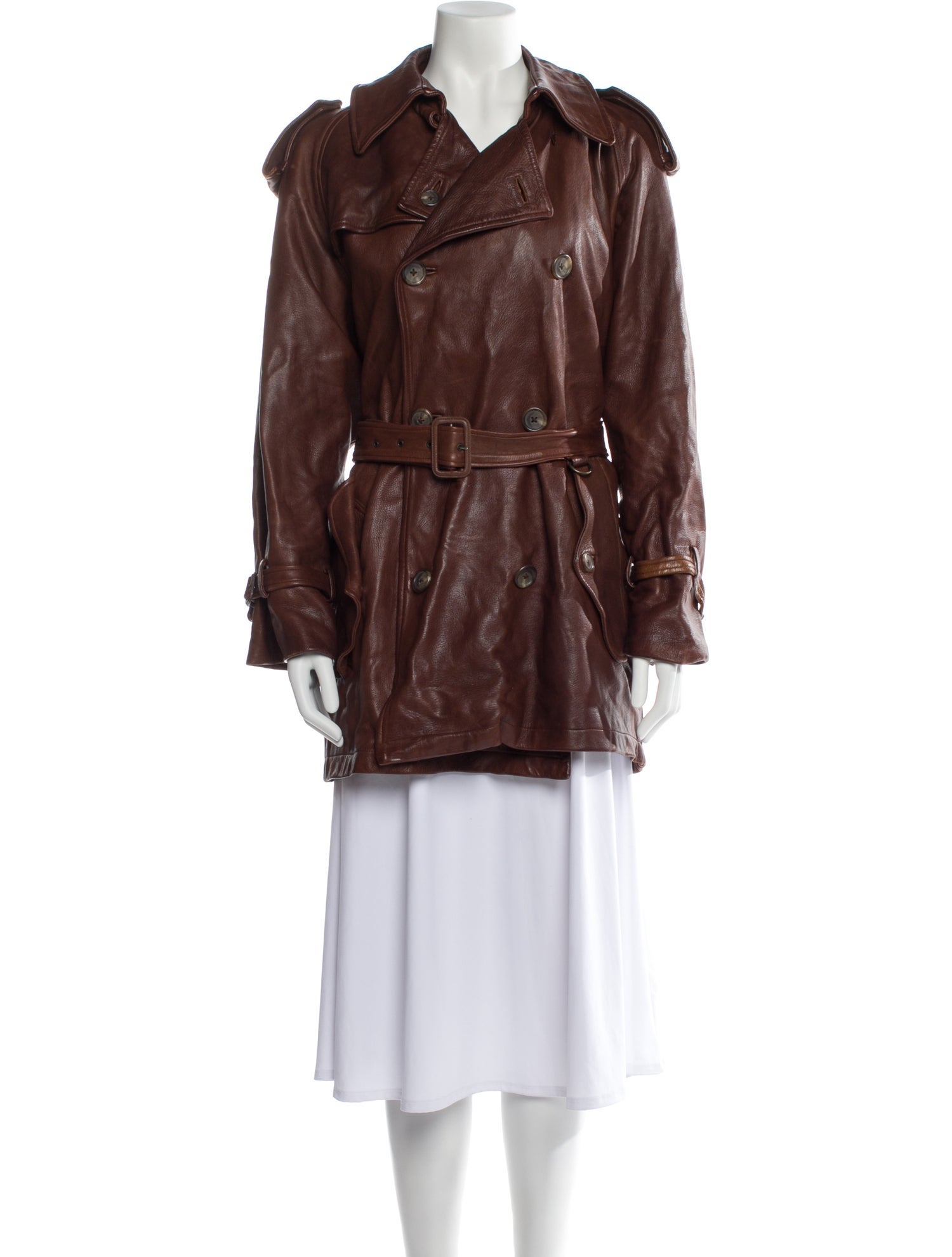 Ralph Lauren Collection Vintage Late 1980's - Early 1990's Trench Coat