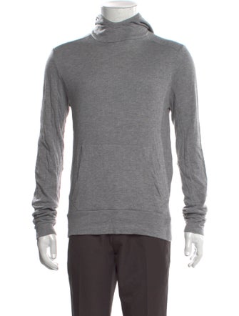 Ralph Lauren Purple Label Mock Neck Long Sleeve Hoodie