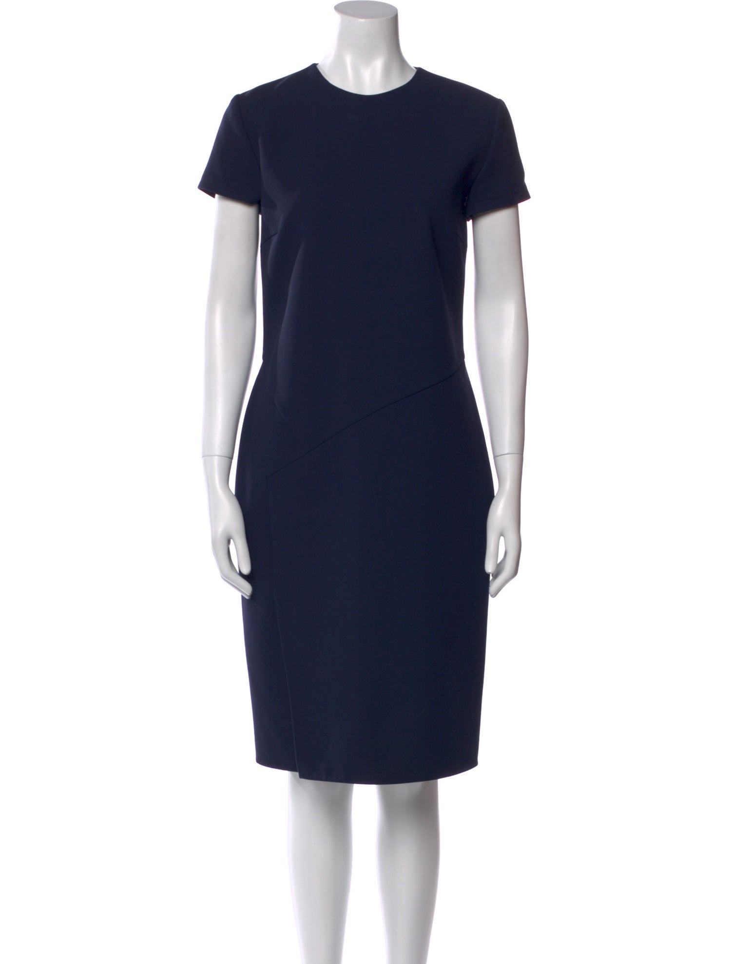 Ralph Lauren Purple Label Wool Midi Length Dress