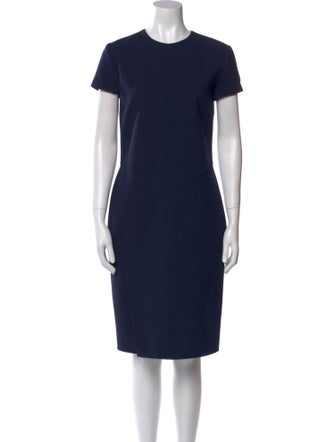 Ralph Lauren Purple Label Wool Midi Length Dress
