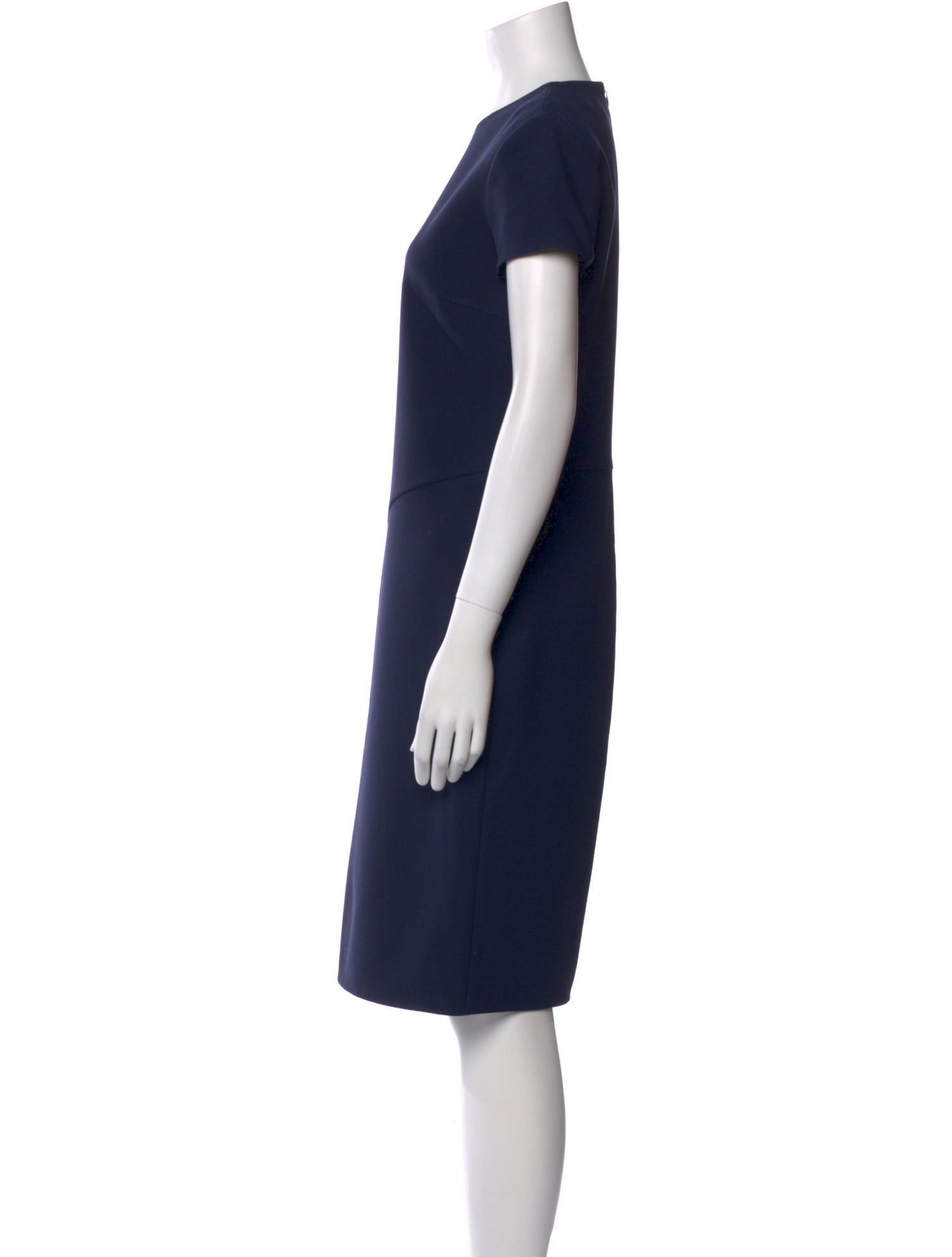 Ralph Lauren Purple Label Wool Midi Length Dress