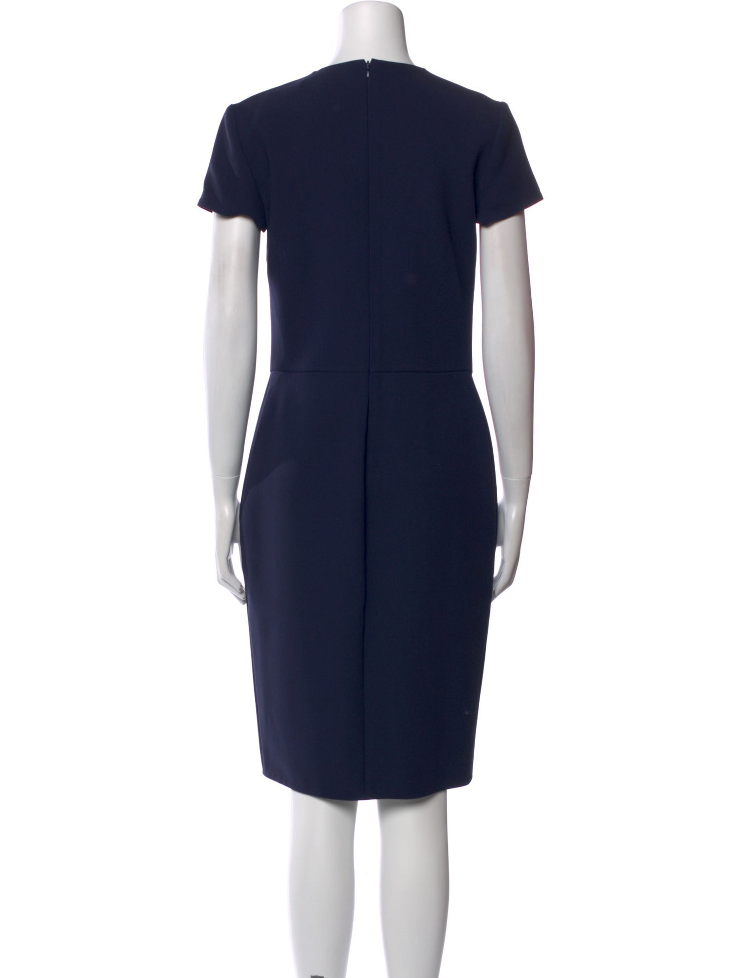 Ralph Lauren Purple Label Wool Midi Length Dress