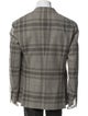 Ralph Lauren Purple Label Plaid Print Blazer