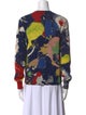 Ralph Lauren Purple Label Floral Print Crew Neck Sweater