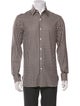 Ralph Lauren Purple Label Plaid Print Long Sleeve Dress Shirt