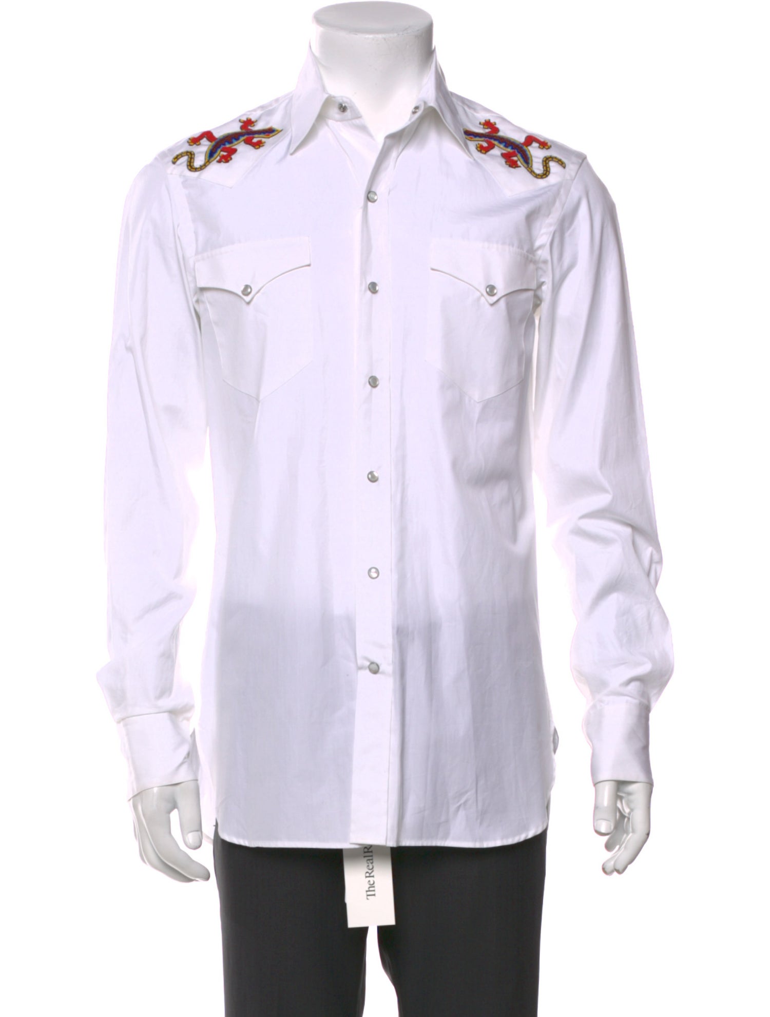 Ralph Lauren Purple Label Graphic Print Long Sleeve Dress Shirt w/ Tags