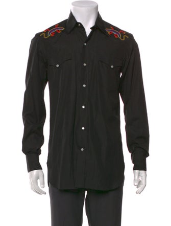 Ralph Lauren Purple Label Long Sleeve Western Shirt