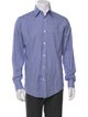 Ralph Lauren Purple Label Plaid Print Long Sleeve Dress Shirt
