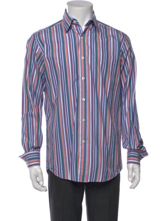 Ralph Lauren Purple Label Striped Long Sleeve Shirt