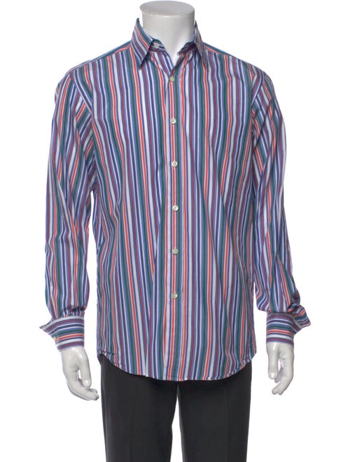 Ralph Lauren Purple Label Striped Long Sleeve Shirt