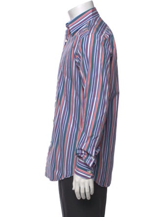 Ralph Lauren Purple Label Striped Long Sleeve Shirt