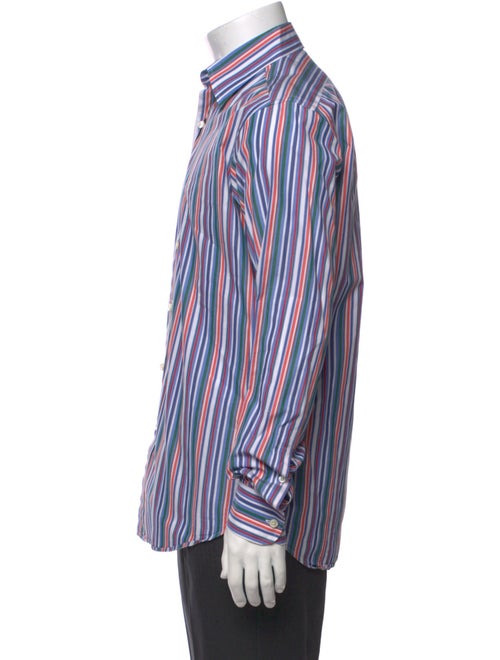 Ralph Lauren Purple Label Striped Long Sleeve Shirt