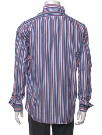 Ralph Lauren Purple Label Striped Long Sleeve Shirt