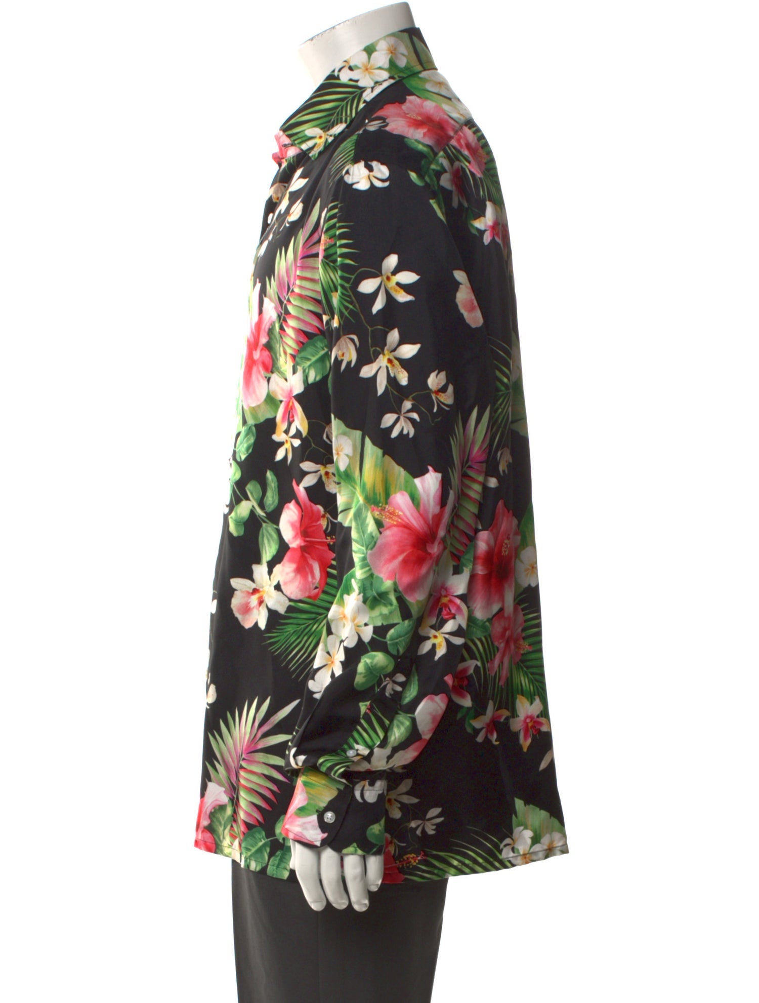 Ralph Lauren Purple Label Silk Floral Print Shirt w/ Tags