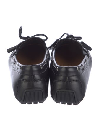 Ralph Lauren Purple Label Leather Tassel Accents Drivers