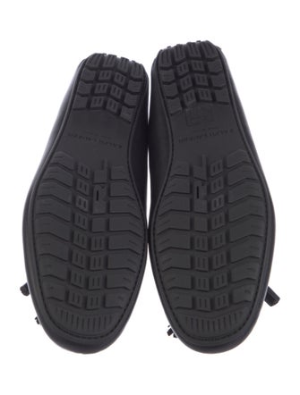 Ralph Lauren Purple Label Leather Tassel Accents Drivers