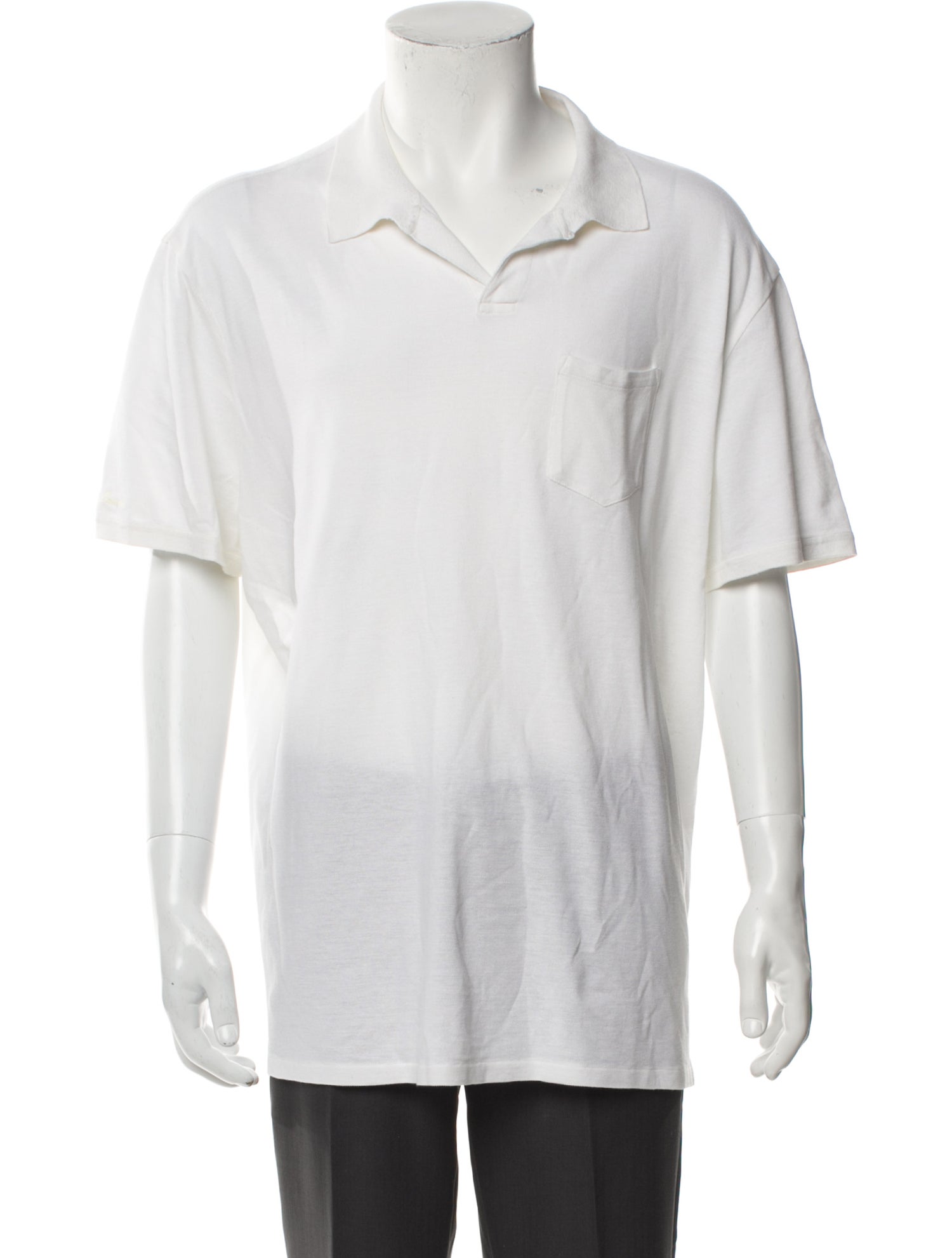 Ralph Lauren Purple Label V-Neck Short Sleeve Polo Shirt