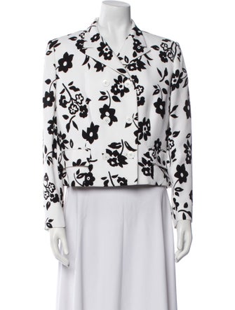 Ralph Lauren Purple Label Floral Print Blazer