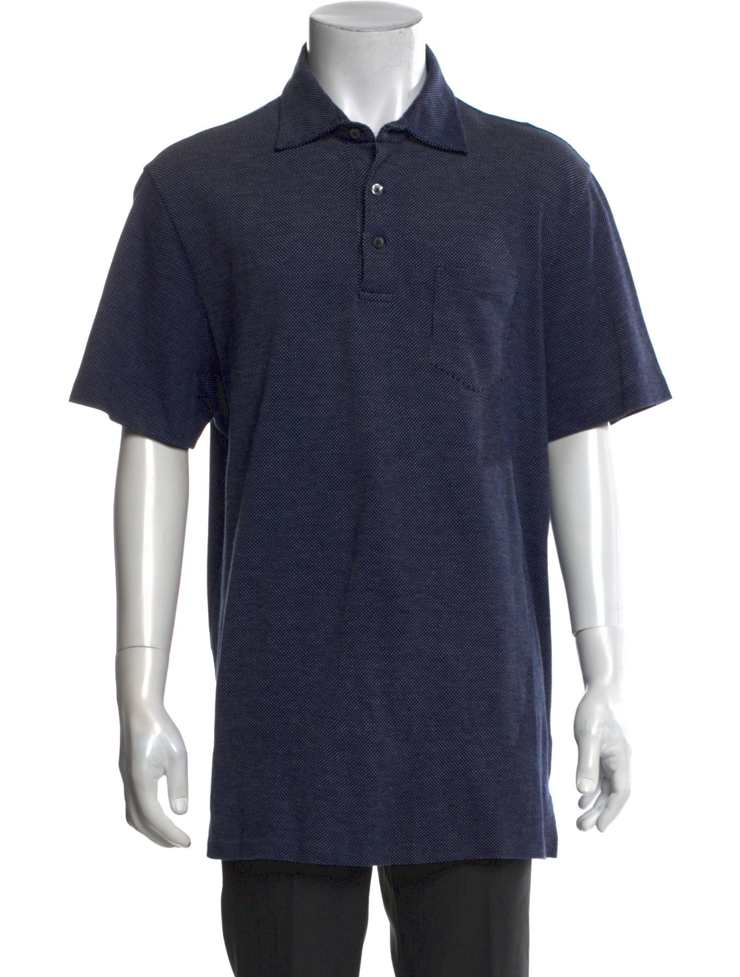Ralph Lauren Purple Label Collar Short Sleeve Polo Shirt