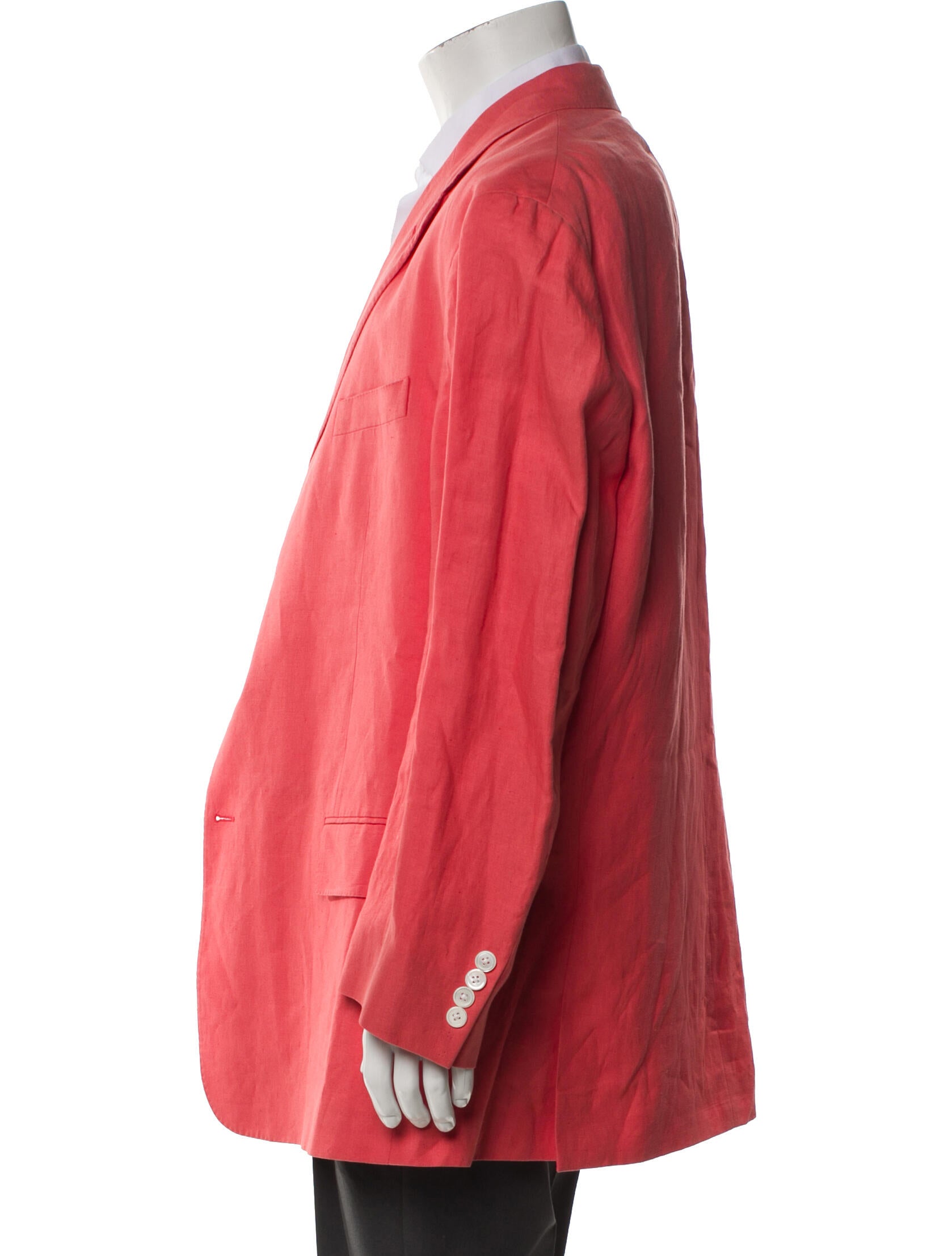 Ralph Lauren Purple Label Linen Overcoat