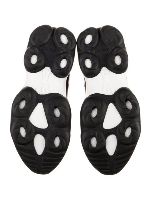 Ralph Lauren Purple Label Leather Colorblock Pattern Chelsea Boots