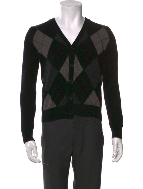 Ralph Lauren Purple Label Cashmere Printed Cardigan