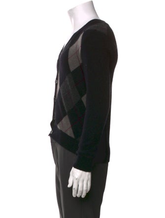 Ralph Lauren Purple Label Cashmere Printed Cardigan