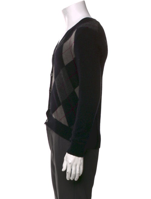 Ralph Lauren Purple Label Cashmere Printed Cardigan