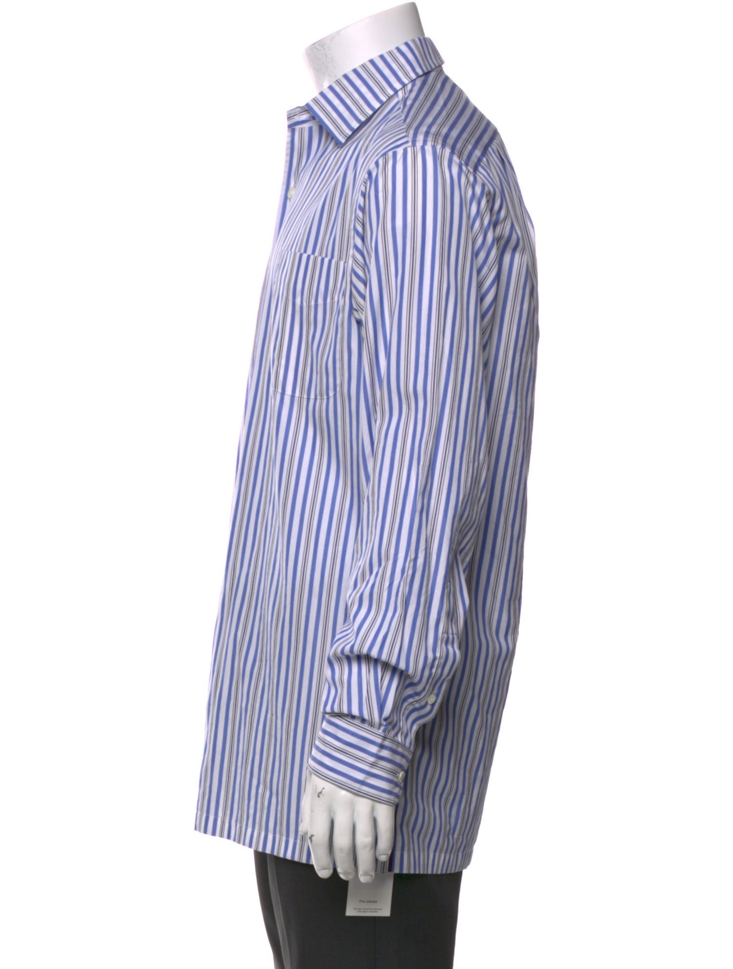 Ralph Lauren Purple Label Striped Long Sleeve Dress Shirt