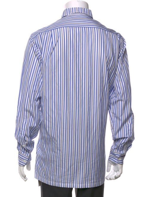 Ralph Lauren Purple Label Striped Long Sleeve Dress Shirt