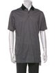 Ralph Lauren Purple Label Striped Collar Polo Shirt