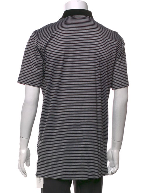 Ralph Lauren Purple Label Striped Collar Polo Shirt