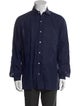Ralph Lauren Purple Label Linen Long Sleeve Dress Shirt