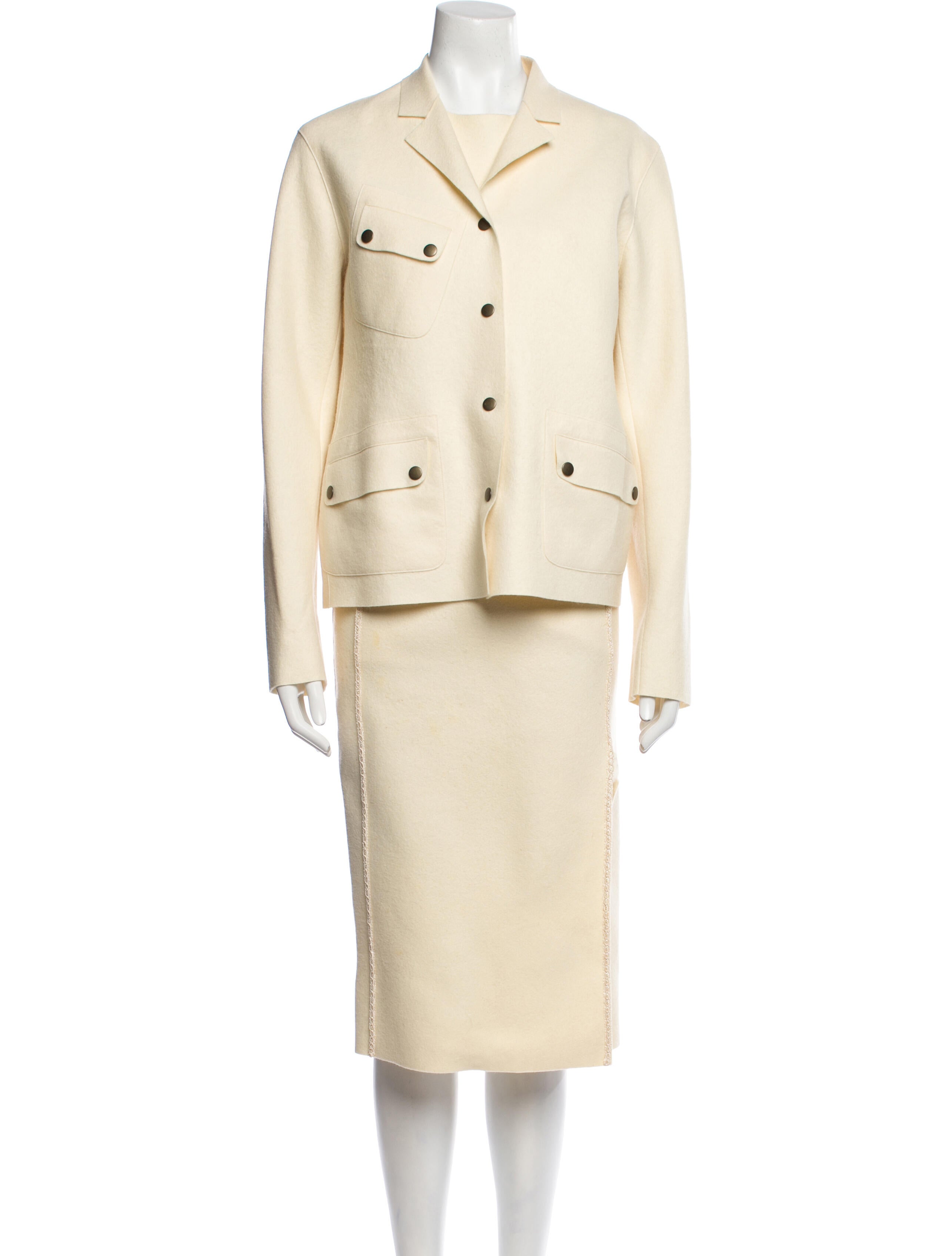 Ralph Lauren Purple Label Wool Dress Set