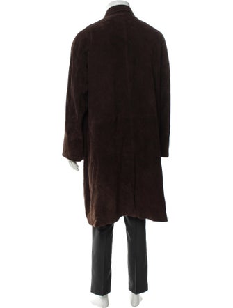 Ralph Lauren Purple Label Suede Overcoat