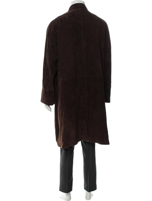 Ralph Lauren Purple Label Suede Overcoat