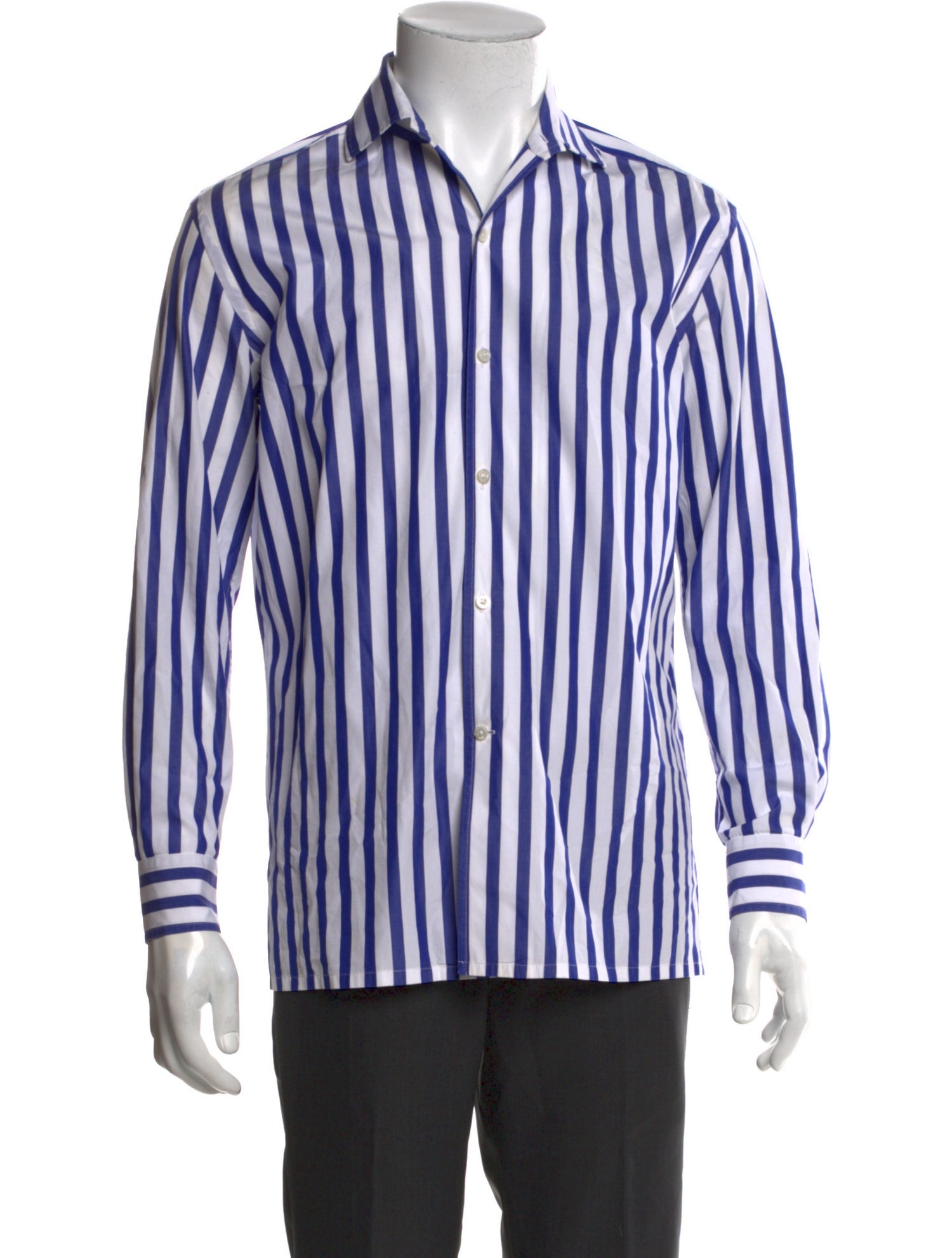 Ralph Lauren Purple Label Striped Long Sleeve Shirt