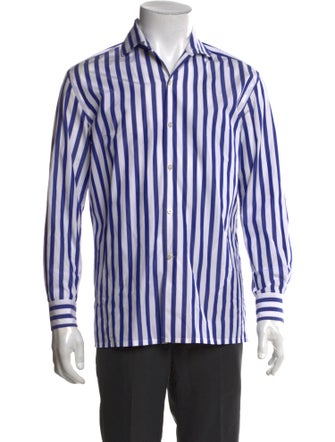 Ralph Lauren Purple Label Striped Long Sleeve Shirt
