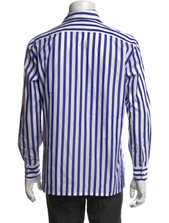 Ralph Lauren Purple Label Striped Long Sleeve Shirt
