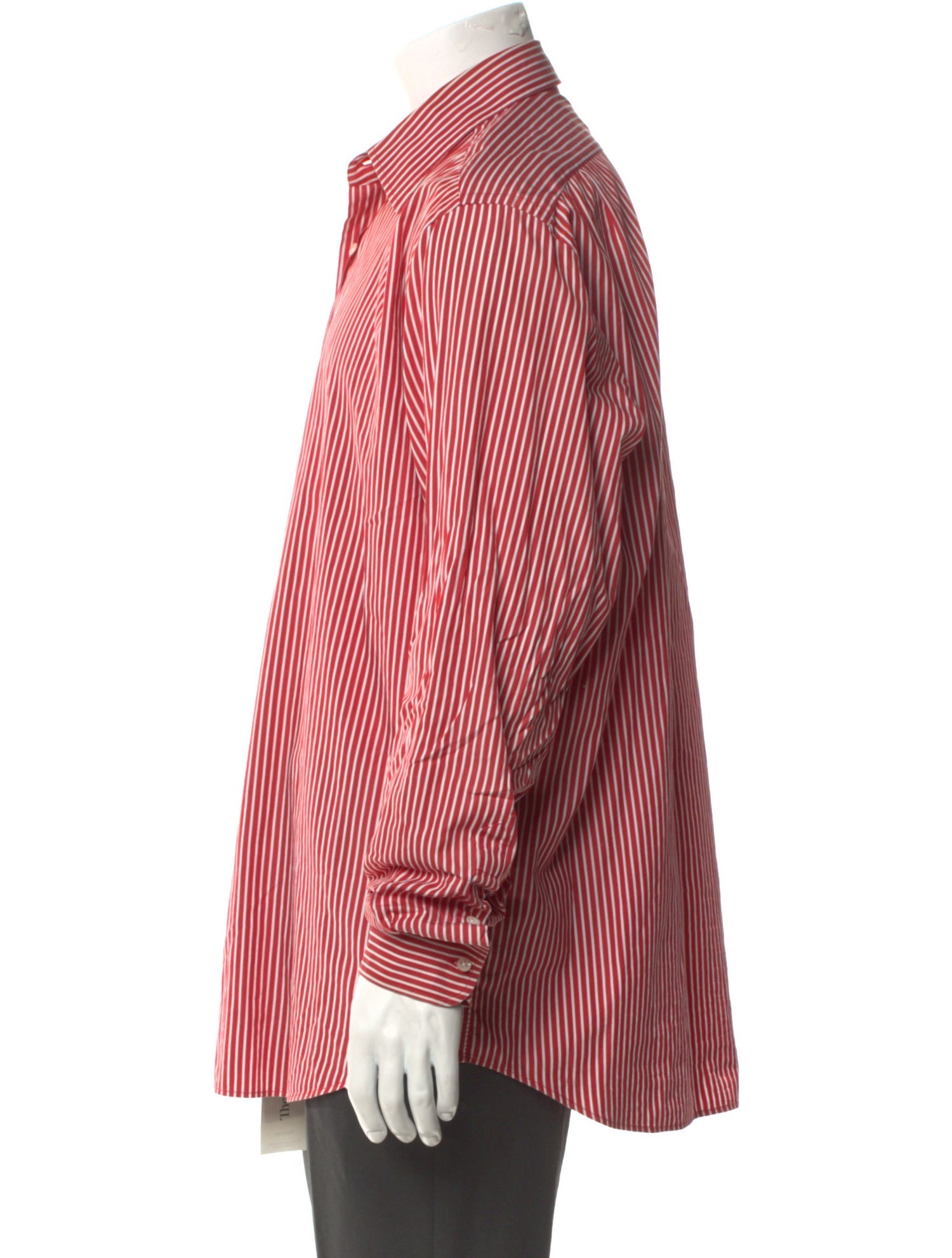 Ralph Lauren Purple Label Striped Long Sleeve Dress Shirt