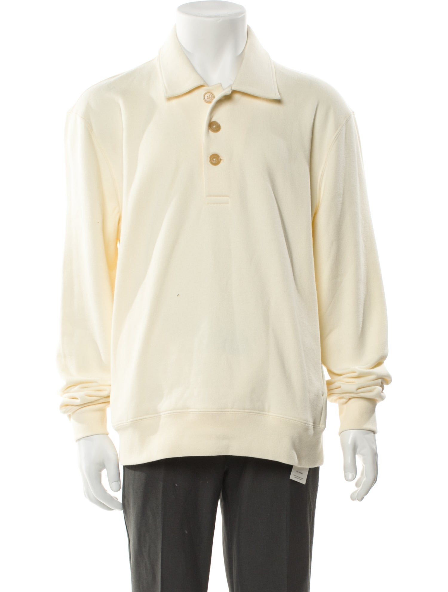 Ralph Lauren Purple Label Graphic Print Mock Neck Polo Sweater w/ Tags