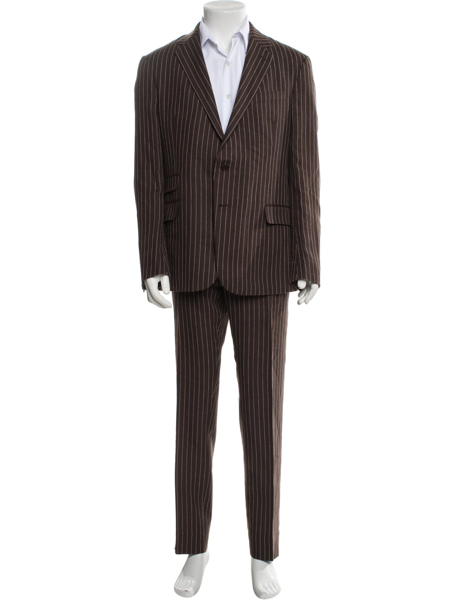 Ralph Lauren Purple Label Striped Two-Piece Suit
