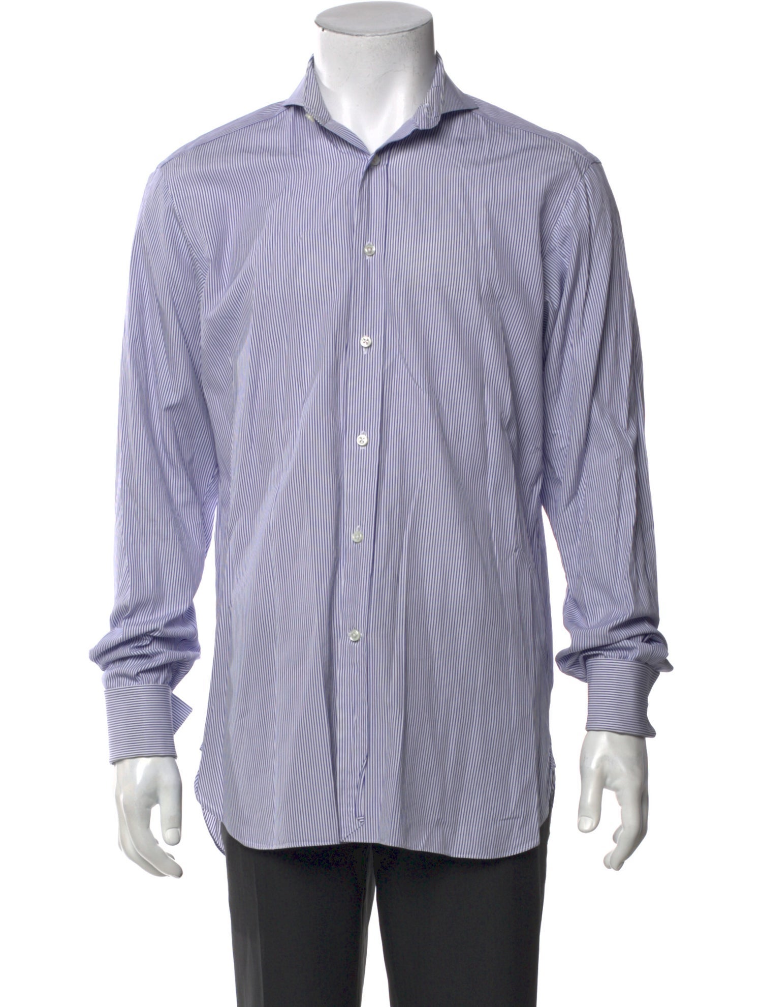 Ralph Lauren Purple Label Striped Long Sleeve Shirt