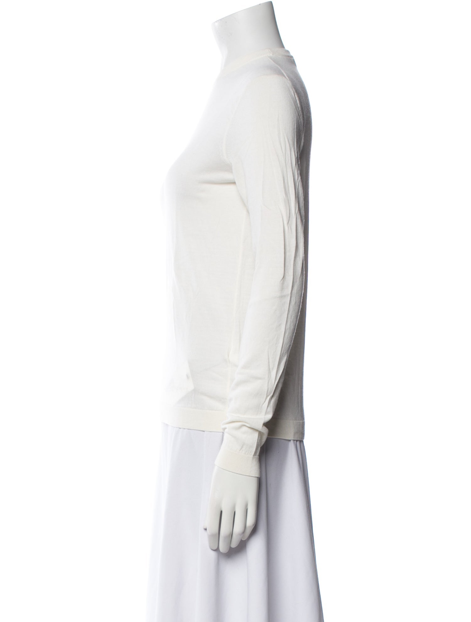 Ralph Lauren Purple Label Wool Mock Neck Top