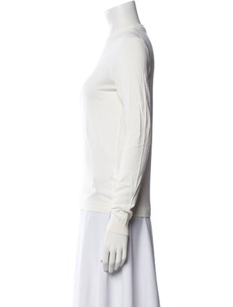 Ralph Lauren Purple Label Wool Mock Neck Top