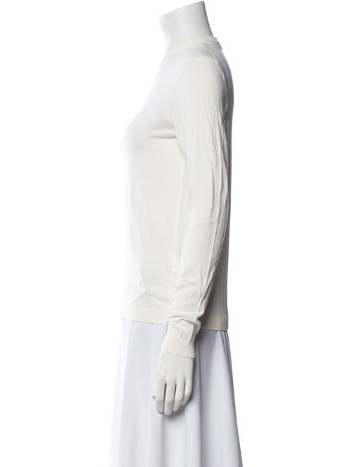 Ralph Lauren Purple Label Wool Mock Neck Top