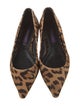 Ralph Lauren Purple Label Ponyhair Animal Print Ballet Flats