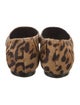 Ralph Lauren Purple Label Ponyhair Animal Print Ballet Flats