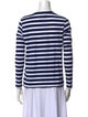 Ralph Lauren Purple Label Striped Crew Neck Top